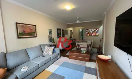 Apartamento com 3 dormitórios à venda, 162 m² por r$ 980.000,00 - gonzaga - santos/sp