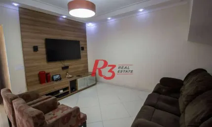 Casa à venda, 120 m² por r$ 800.000,00 - marapé - santos/sp