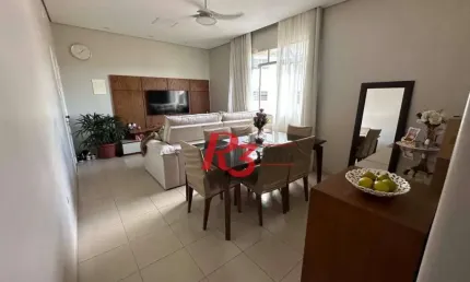 Apartamento com 3 dormitórios à venda, 77 m² por R$ 450.000,00 - Vila Belmiro - Santos/SP