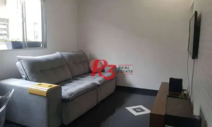 Apartamento à venda, 76 m² por R$ 415.000,00 - Gonzaga - Santos/SP
