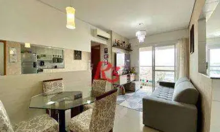 Apartamento à venda, 59 m² por R$ 580.000,00 - Vila Matias - Santos/SP