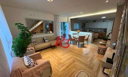 Sobrado à venda, 192 m² por R$ 2.400.000,00 - Aparecida - Santos/SP