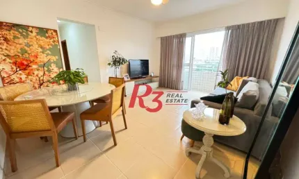 Apartamento à venda, 80 m² por r$ 680.000,00 - macuco - santos/sp