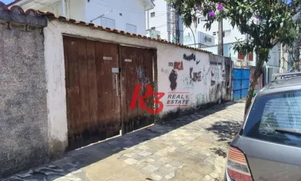 Terreno à venda, 450 m² por R$ 3.200.000,00 - Boqueirão - Santos/SP