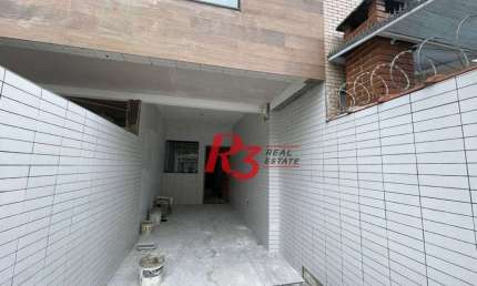 Casa sobreposta térrea com 3 dormitórios, 1 suíte à venda, 114 m² por R$ 805.000 - Vila Belmiro - Santos/SP