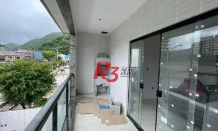Sobreposta Alta com 3 dormitórios, 3 suítes e varanda gourmet  à venda, 127 m² por R$ 898.000 - Vila Belmiro - Santos/SP