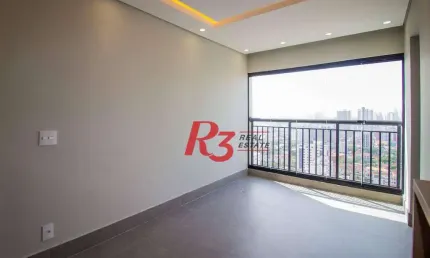 Apartamento com 2 dormitórios para alugar, 63 m² por r$ 4.500,00/mês - marapé - santos/sp