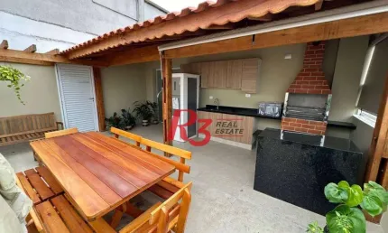 Cobertura à venda, 240 m² por R$ 1.370.000,00 - Embaré - Santos/SP