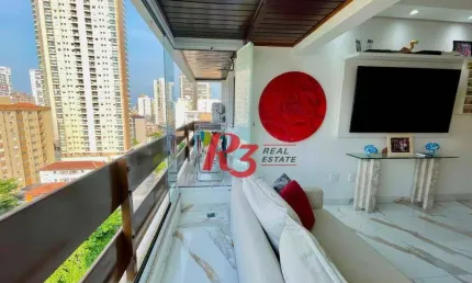 Cobertura à venda, 263 m² por R$ 1.600.000,00 - Boqueirão - Santos/SP