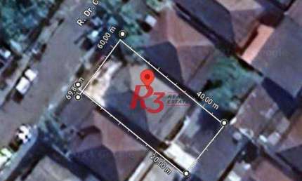 Terreno à venda, 250 m² por R$ 520.000,00 - Rádio Club - Santos/SP