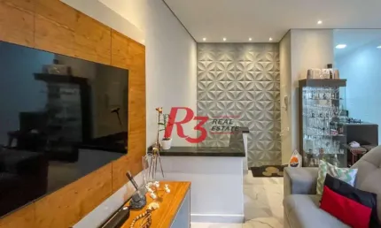 Sobrado à venda, 73 m² por R$ 564.000,00 - Boqueirão - Santos/SP