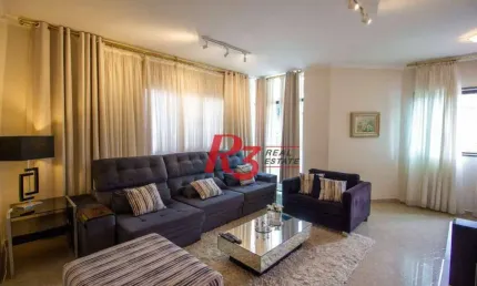 Casa com 3 dormitórios à venda, 189 m² por r$ 1.350.000,00 - embaré - santos/sp