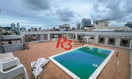 Cobertura com 4 quartos à venda na Rua Enguaguaçu, 132, Ponta da Praia, Santos