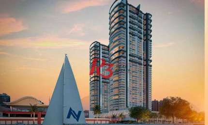 Cobertura com 4 suítes à venda, 501 m²  - Ponta da Praia - Santos/SP