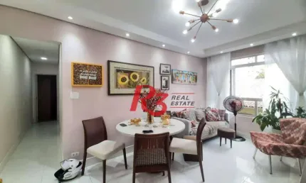 Apartamento com 2 dormitórios à venda, 87 m² por R$ 600.000,00 - Ponta da Praia - Santos/SP