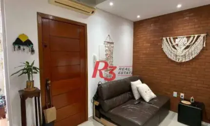 Apartamento à venda, 66 m² por R$ 550.000,00 - Gonzaga - Santos/SP