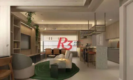 Apartamento à venda, 81 m² por R$ 744.022,13 - Centro - São Vicente/SP