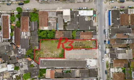 Terreno à venda, 862 m² por R$ 900.000,00 - Parque São Vicente - São Vicente/SP
