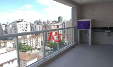 Apartamento com 2 dormitórios à venda, 99 m² por r$ 1.490.000,00 - aparecida - santos/sp