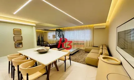 Apartamento com 3 dormitórios à venda, 149 m² por R$ 2.100.000,00 - Boqueirão - Santos/SP