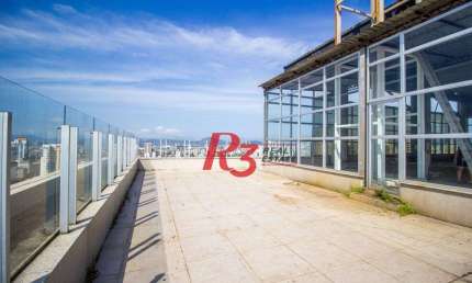Andar Corporativo para alugar, 1000 m² por R$ 50.000,00/mês - Gonzaga - Santos/SP