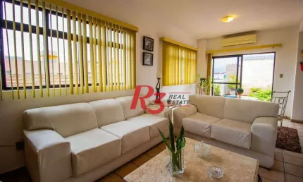 Apartamento com 4 quartos à venda na Avenida Afonso Pena, 687, Macuco, Santos