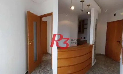 Sala à venda, 55 m² por r$ 375.000,00 - campo grande - santos/sp