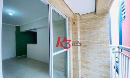 Apartamento com 2 dormitórios à venda, 60 m² por R$ 430.000,00 - José Menino - Santos/SP