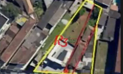 Terreno à venda, 1416 m² por R$ 3.681.000,00 - Macuco - Santos/SP