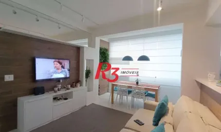 Apartamento com 2 dormitórios à venda, 96 m² por R$ 600.000,00 - José Menino - Santos/SP