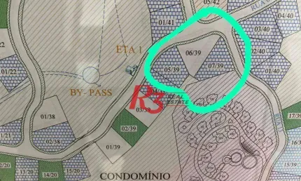 Terreno à venda, 1260 m² por R$ 2.660.000,00 - Iporanga - Guarujá/SP