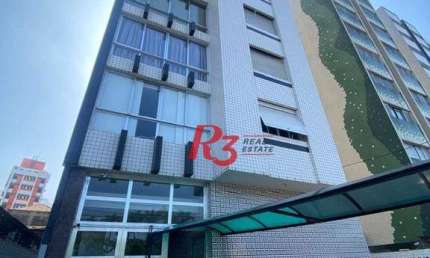 Apartamento com 1 dormitório à venda, 63 m² por R$ 330.000,00 - José Menino - Santos/SP