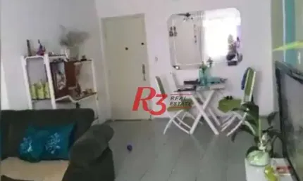 Apartamento à venda, 94 m² por R$ 455.000,00 - Macuco - Santos/SP