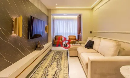 Apartamento à venda, 80 m² por R$ 1.300.000,00 - Boqueirão - Santos/SP