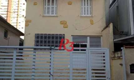 Amplo sobrado para locação no Campo Grande, 3 quartos, 2 vagas, 185 m² , condição especial, 500 metros da orla!!!
