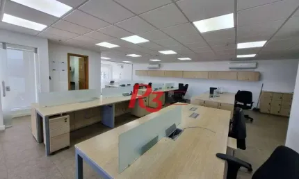 Sala para alugar, 180 m² por R$ 12.000,02/mês - Centro - Santos/SP