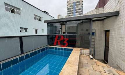 Oportunidade Cobertura com piscina no Pompeia em Santos