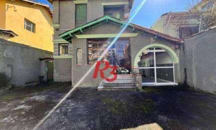 Casa, 252 m² - venda por R$ 1.400.000,00 ou aluguel por R$ 9.675,99/mês - Vila Belmiro - Santos/SP