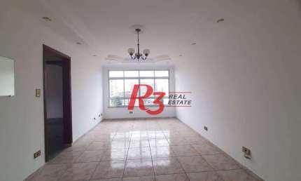 Apartamento com 2 dormitórios, 104 m² - venda por R$ 650.000,00 ou aluguel por R$ 5.600,00/mês - Embaré - Santos/SP