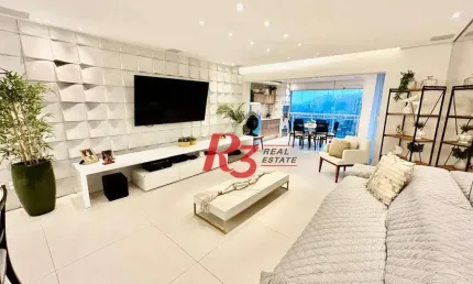 Apartamento à venda, 217 m² por R$ 2.400.000,00 - Gonzaga - Santos/SP