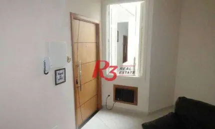 Apartamento com 2 dormitórios à venda, 56 m² por r$ 270.000,00 - marapé - santos/sp