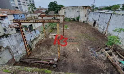 Terreno à venda, 1560 m² por R$ 6.200.000,00 - Vila Matias - Santos/SP