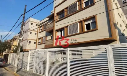 Apartamento com 2 dormitórios à venda, 78 m² por r$ 500.000,00 - boqueirão - santos/sp