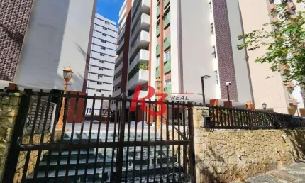 Apartamento com 3 dormitórios à venda, 161 m² por r$ 1.200.000,00 - gonzaga - santos/sp