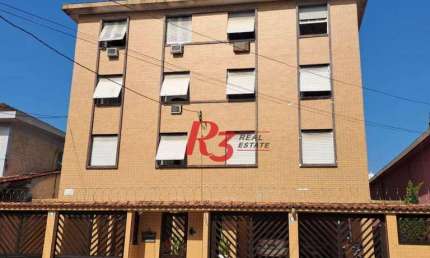 Apartamento com 2 dormitórios à venda, 62 m² por R$ 380.000,00 - Campo Grande - Santos/SP