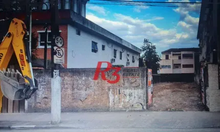 Terreno à venda, 500 m² por R$ 1.590.000,00 - Vila Matias - Santos/SP