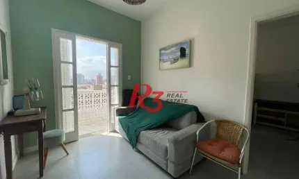 Apartamento à venda, 47 m² por r$ 365.000,00 - embaré - santos/sp
