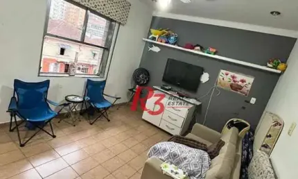 Kitnet para alugar, 32 m² por R$ 2.800,00/mês - Aparecida - Santos/SP