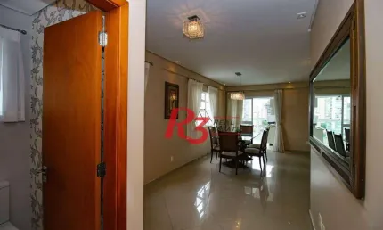 Apartamento à venda, 127 m² por r$ 1.120.000,00 - pompéia - santos/sp