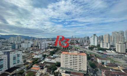Apartamento com 1 dormitório para alugar, 40 m² por R$ 4.100,00/mês - Campo Grande - Santos/SP